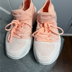 Nurses Babe Shoes Ortho Pro Shoes for Women's Classic Peach Sneakers Size 7